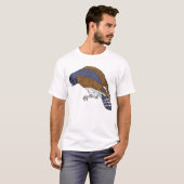 ヒメチョウゲンボウの《鳥》ハヤブサ Tシャツ (正面フル)