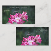 ヒメドリのハチドリ 名刺 (正面/裏面)