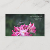 ヒメドリのハチドリ 名刺 (裏面)