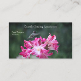 ヒメドリのハチドリ 名刺