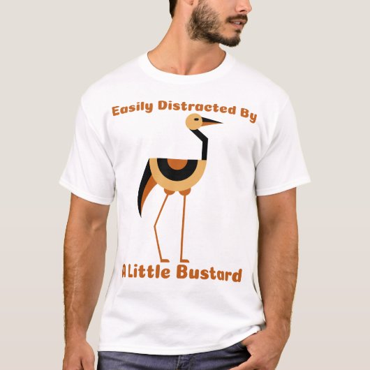 ヒメノガンに気を取られるのは仕方ない Tシャツ (正面)