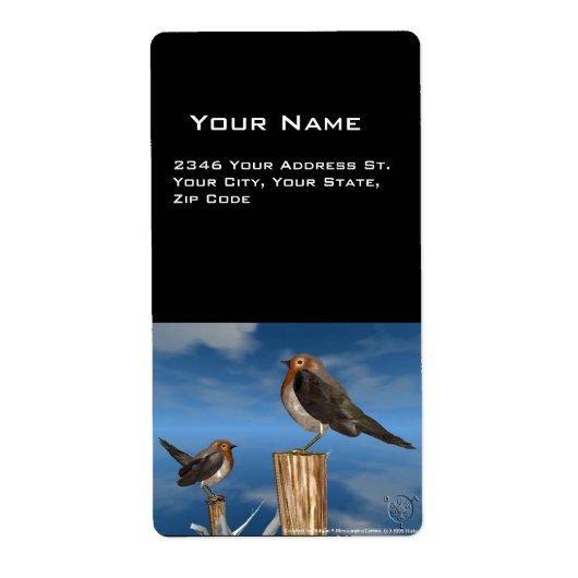 ヒメハチドリ ラベル (正面)