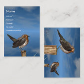 ヒメハチドリ 名刺 (正面/裏面)