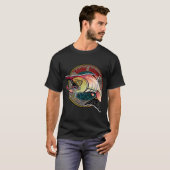 ヒメマス釣りアート Tシャツ (正面フル)