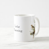 ヒメレンジャク、ジョンAudubon コーヒーマグカップ (正面右)