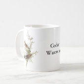 ヒメレンジャク、ジョンAudubon コーヒーマグカップ (正面左)