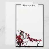 ヒメレンジャク 便箋 (正面/裏面)