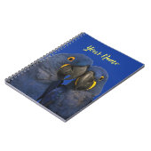 ヒヤシノマコオウム鳥レアブルー ノートブック (左側)