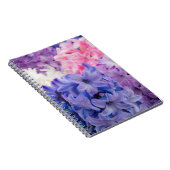 ヒヤシンスのクローズアップ ノートブック (右側)