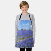ヒヤシンスの分野 エプロン (着用した状態)