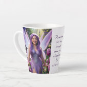 ヒヤシンスの妖精 カフェラテマグ (左アングル)