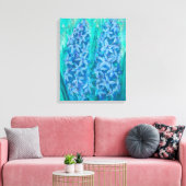 ヒヤシンスの花イースターギフト絵画フローラ キャンバスプリント (インサイチュ (リビング))