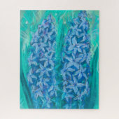 ヒヤシンスの花イースターギフト絵画フローラ ジグソーパズル (縦)