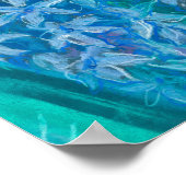 ヒヤシンスの花イースターギフト絵画フローラ ポスター (角)