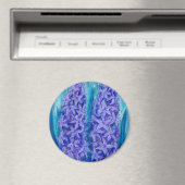 ヒヤシンスの花イースターギフト絵画フローラ マグネット (インサイチュ (食洗機))