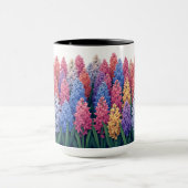 ヒヤシンスの花マグ マグカップ (中央)