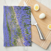 ヒヤシンスの花畑 キッチンタオル (四つ折り)