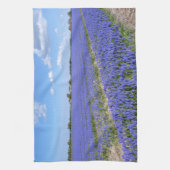 ヒヤシンスの花畑 キッチンタオル (縦)