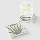 ヒヤシンスの花(Johann Michael Selligmann) ストーンコースター (横)