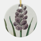 ヒヤシンスの花(Johann Michael Selligmann) セラミックオーナメント (正面)
