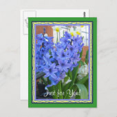 ヒヤシンスブルー ポストカード (正面/裏面)