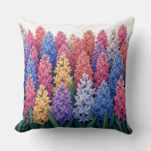 ヒヤシンス花枕 クッション (正面)