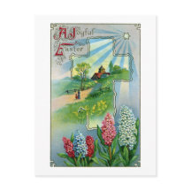 ヒヤシンス、クロスとスターヴィンテージイースター