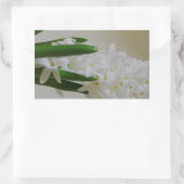 ヒヤシンス 長方形シール (バッグ)