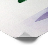 ヒヤシンス（青） ポスター (角)