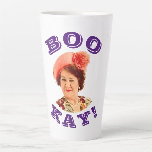 ヒヤシンス BOOKAY! カフェラテマグ (正面)