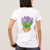 ヒヤシンス Tシャツ (裏面)