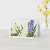 ヒヤシンバイタニガミ湖南 カード (黄色い花)