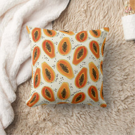ヒヤパパイヤ模様 クッション