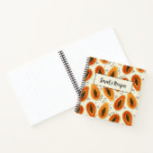 ヒヤパパイヤ模様 ノートブック (内部)