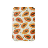 ヒヤパパイヤ模様 バスマット (正面縦)