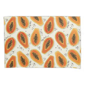 ヒヤパパイヤ模様 枕カバー (正面)