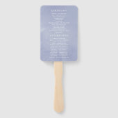 ヒュスオブブルーフローラ結婚式 プログラム ハンドファン (裏面)