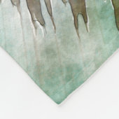 ヒュスオブブルー絞り染め フリースブランケット (角)