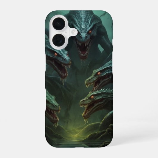 ヒュドラの蛇 iPhone 16ケース (裏面)