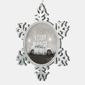 ヒュンダイの起源のクーペの写真-あなたの車を加えて下さい! スノーフレークピューターオーナメント (右)