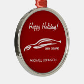 ヒュンダイの起源のクーペ メタルオーナメント (右)