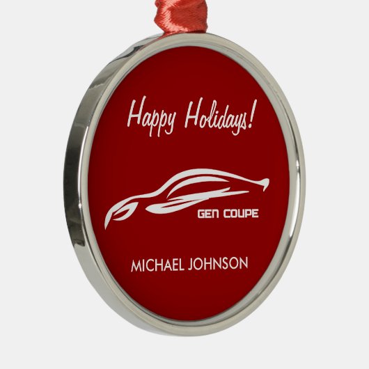 ヒュンダイの起源のクーペ メタルオーナメント (右)