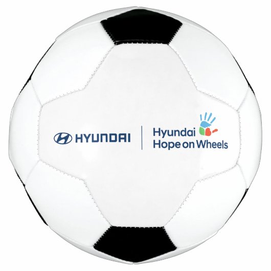 ヒュンダイ＆ホープ・オン・ホイールズ サッカーボール (正面)