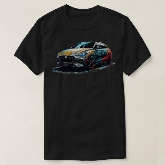 ヒュンダイI30 3 Tシャツ (デザイン正面)