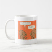 ヒューのマナティーに対する深く正直な罪 コーヒーマグカップ (左)