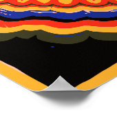 ヒューコール先住民アメリカンアートザサン ポスター (角)