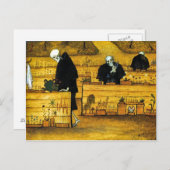 ヒューゴ・シンバーグによる死の庭1896 ポストカード (正面/裏面)