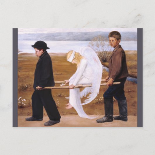 ヒューゴ・シンバーグ負傷したエンジェルCC1257アップデート ポストカード (正面)