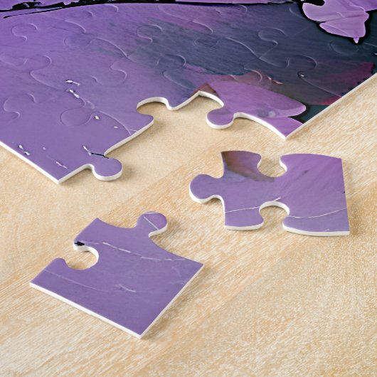 「ヒュースの融合」コンテンポラリー抽象芸術 ジグソーパズル (側面)