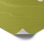 ヒュースはっきりしたシャルトリューグリーンマーブルウェルカムポスター ポスター (角)